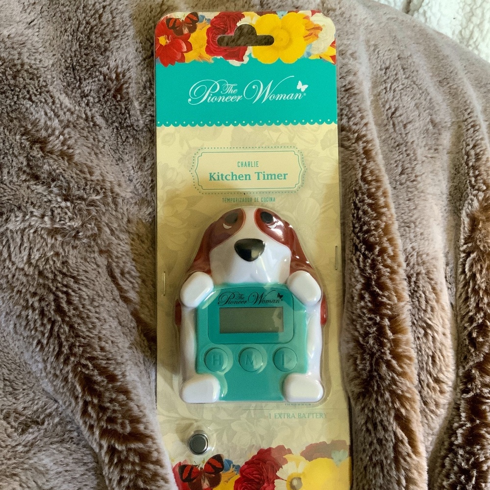 🌺 New Pioneer Woman Charlie Hound Dog Kitchen Timer